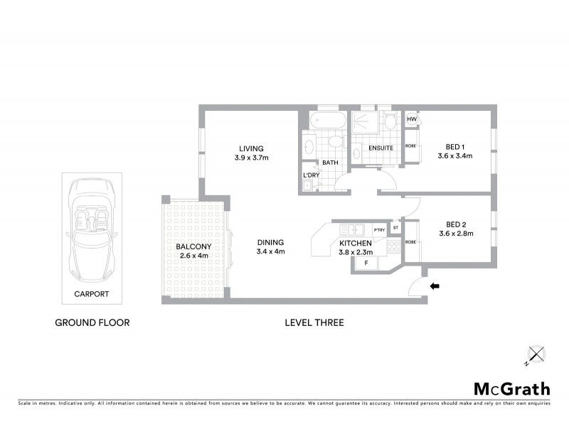 7/18 The Strand, North Ward QLD 4810 Floorplan