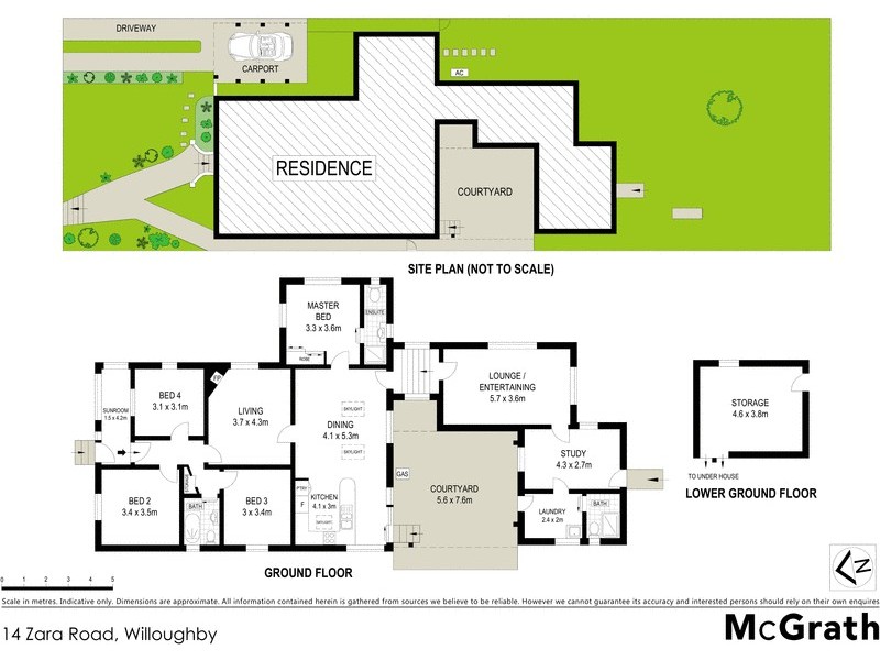 14 Zara Road, Willoughby NSW 2068 Floorplan