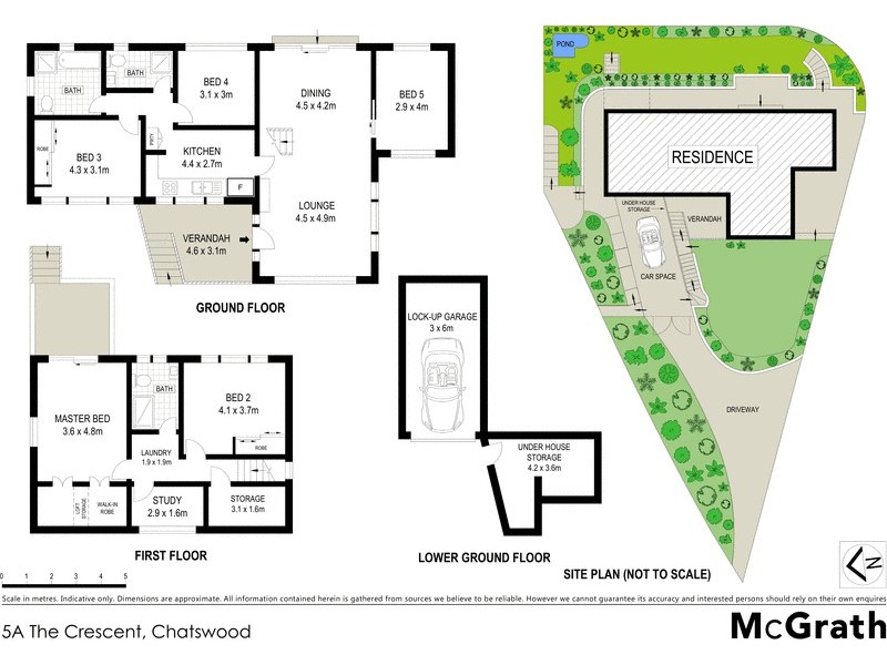 5A The Crescent, Chatswood NSW 2067 Floorplan