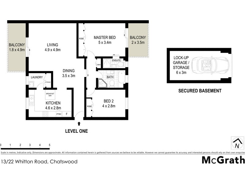13/22 Whitton Road, Chatswood NSW 2067 Floorplan