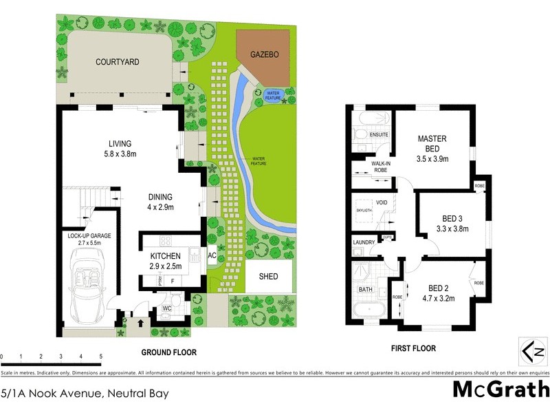 Townhouse 5/1A Nook Avenue, Neutral Bay NSW 2089 Floorplan