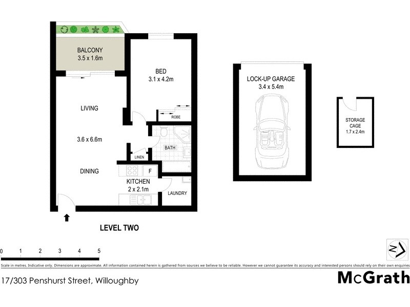 17/303 Penshurst Street, Willoughby NSW 2068 Floorplan