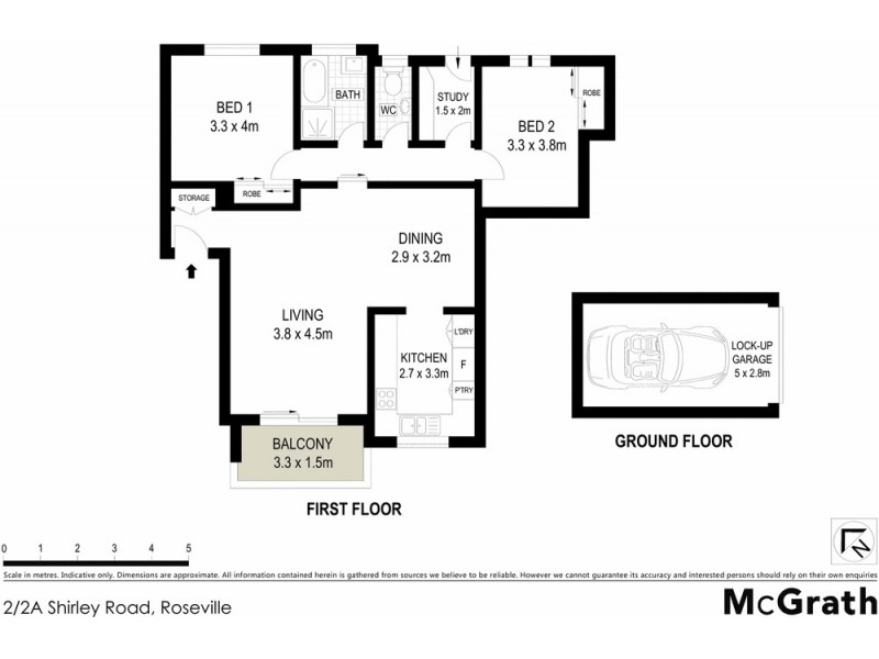 2/2A Shirley Road, Roseville NSW 2069 Floorplan