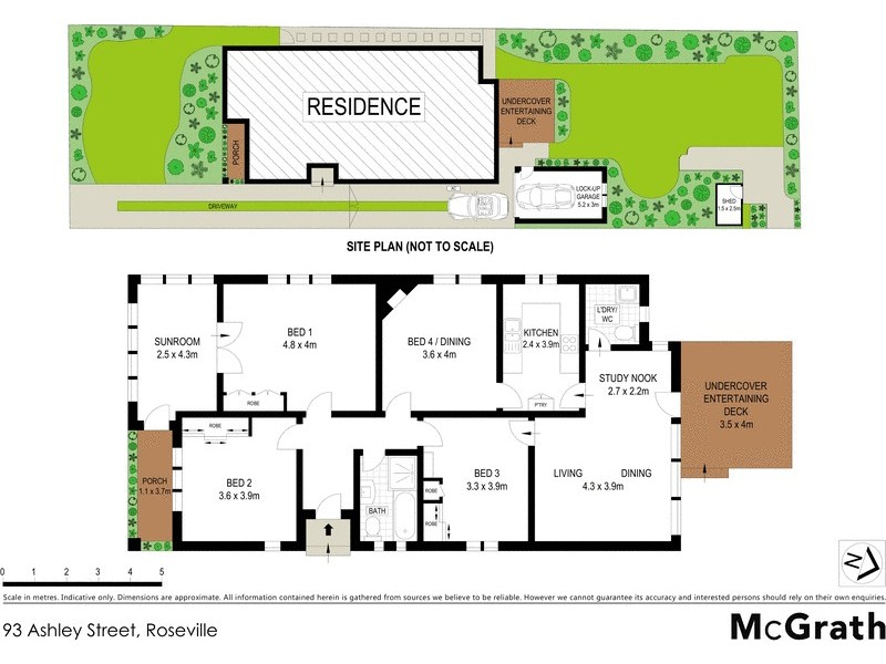 93 Ashley Street, Roseville NSW 2069 Floorplan