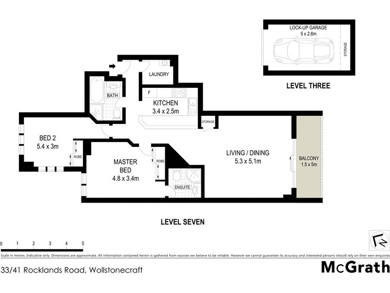 33/41 Rocklands Road, Wollstonecraft NSW 2065 Floorplan