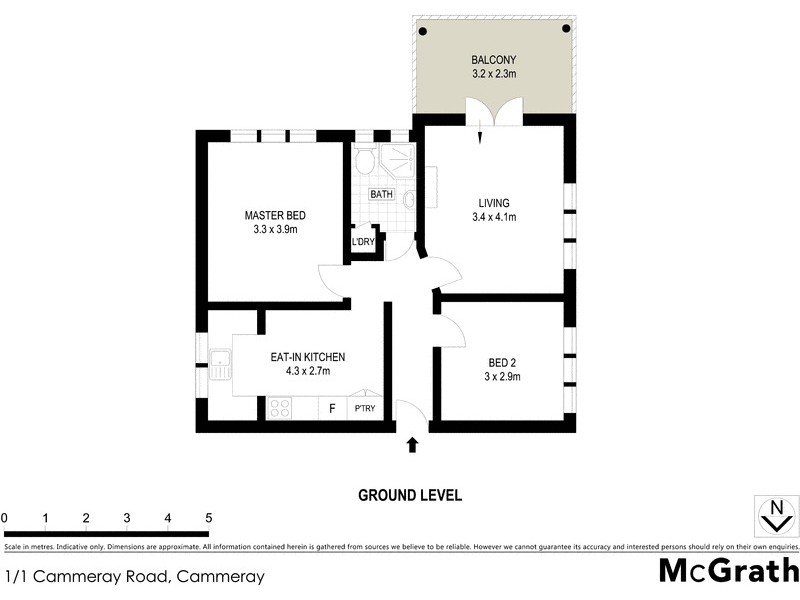 1/1 Cammeray Road, Cammeray NSW 2062 Floorplan