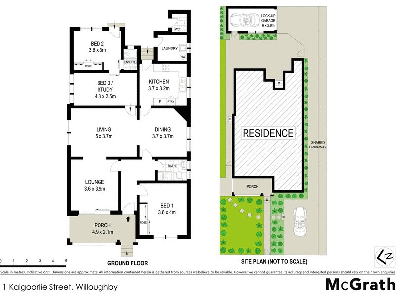 1 Kalgoorlie Street, Willoughby NSW 2068 Floorplan