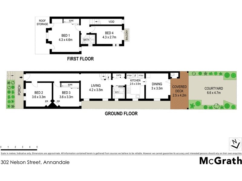 302 Nelson Street, Annandale NSW 2038 Floorplan