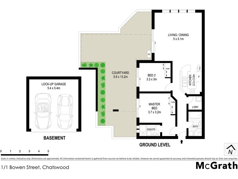 1/1 Bowen Street, Chatswood NSW 2067 Floorplan