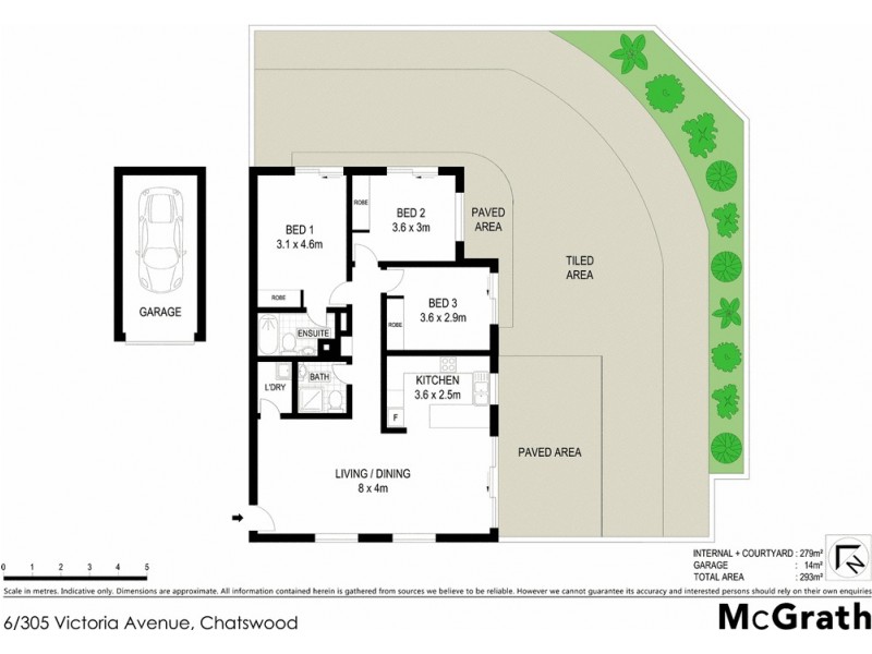 6/305 Victoria Avenue, Chatswood NSW 2067 Floorplan