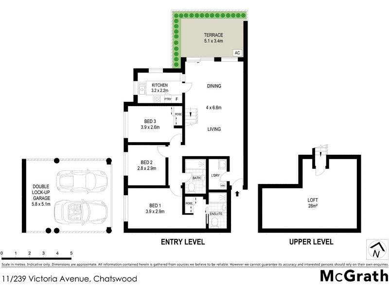 11/239 Victoria Avenue, Chatswood NSW 2067 Floorplan