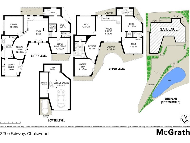 3 The Fairway, Chatswood NSW 2067 Floorplan