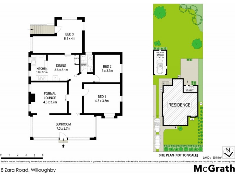 8 Zara Road, Willoughby NSW 2068 Floorplan