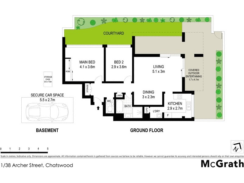 1/38 Archer Street, Chatswood NSW 2067 Floorplan