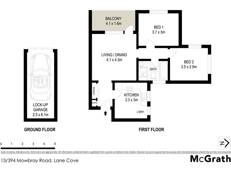 13/394 Mowbray Road, Lane Cove NSW 2066 Floorplan