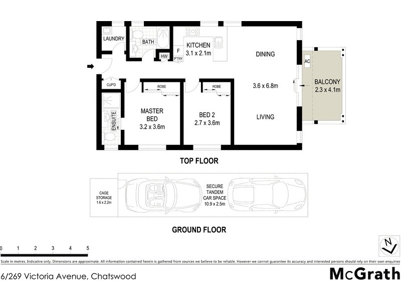 6/269 Victoria Avenue, Chatswood NSW 2067 Floorplan