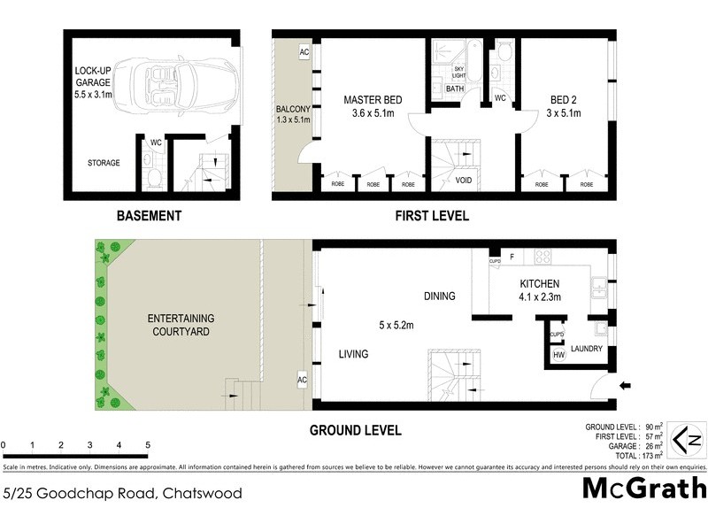 5/25 Goodchap Road, Chatswood NSW 2067 Floorplan