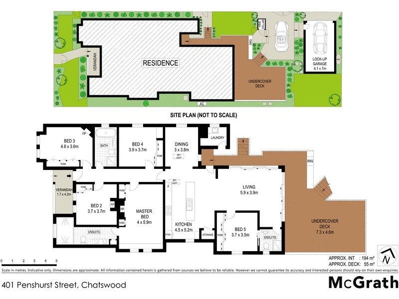 401 Penshurst Street, Chatswood NSW 2067 Floorplan