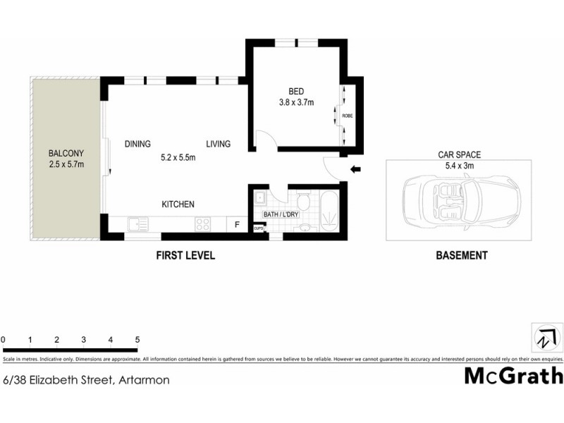 6/38 Elizabeth Street, Artarmon NSW 2064 Floorplan