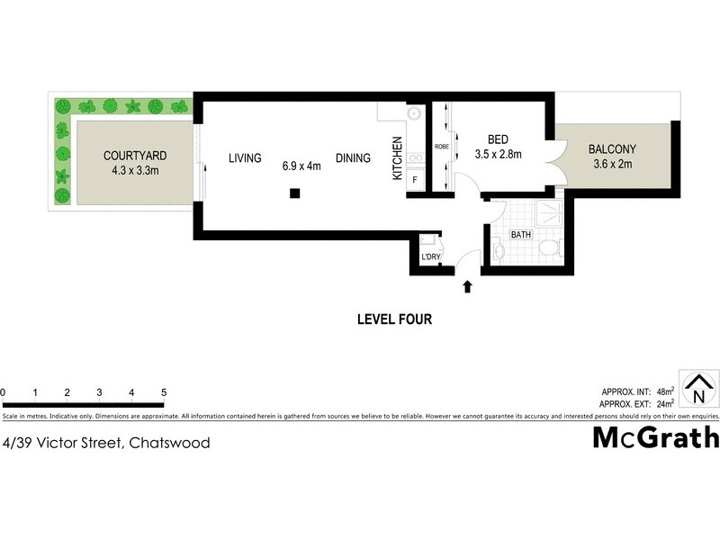 4/39 Victor Street, Chatswood NSW 2067 Floorplan
