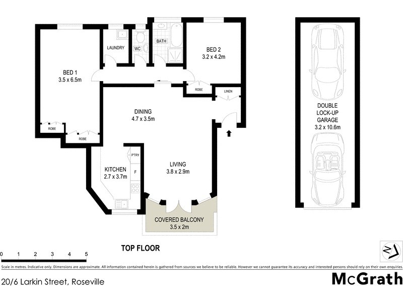 20/6 Larkin Street, Roseville NSW 2069 Floorplan