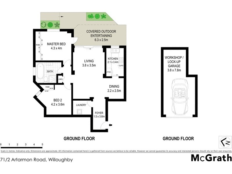 71/2 Artarmon Road, Willoughby NSW 2068 Floorplan
