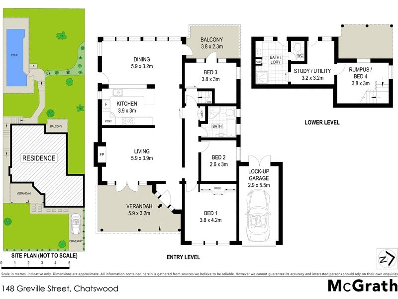 148 Greville Street, Chatswood NSW 2067 Floorplan