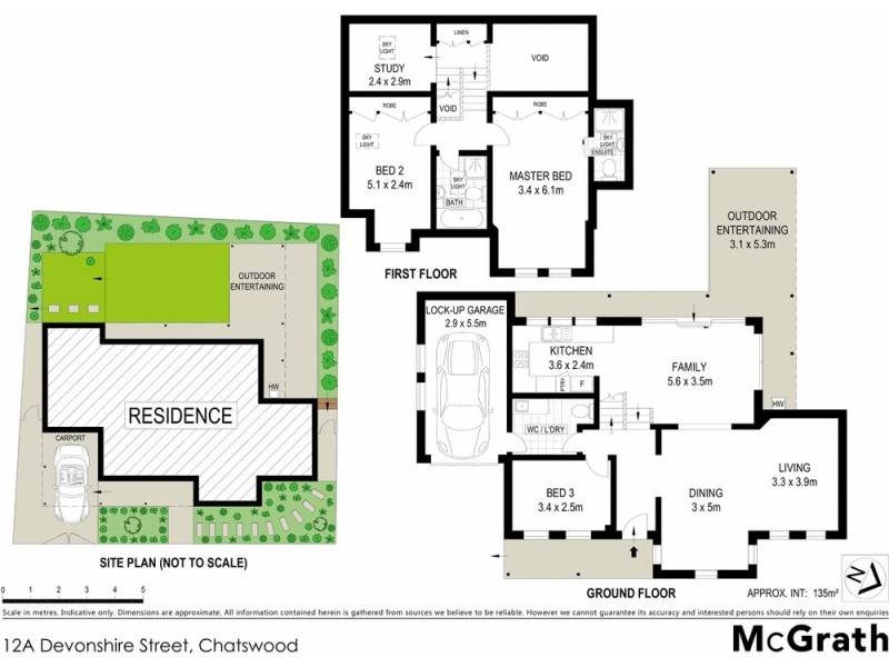 12A Devonshire Street, Chatswood NSW 2067 Floorplan