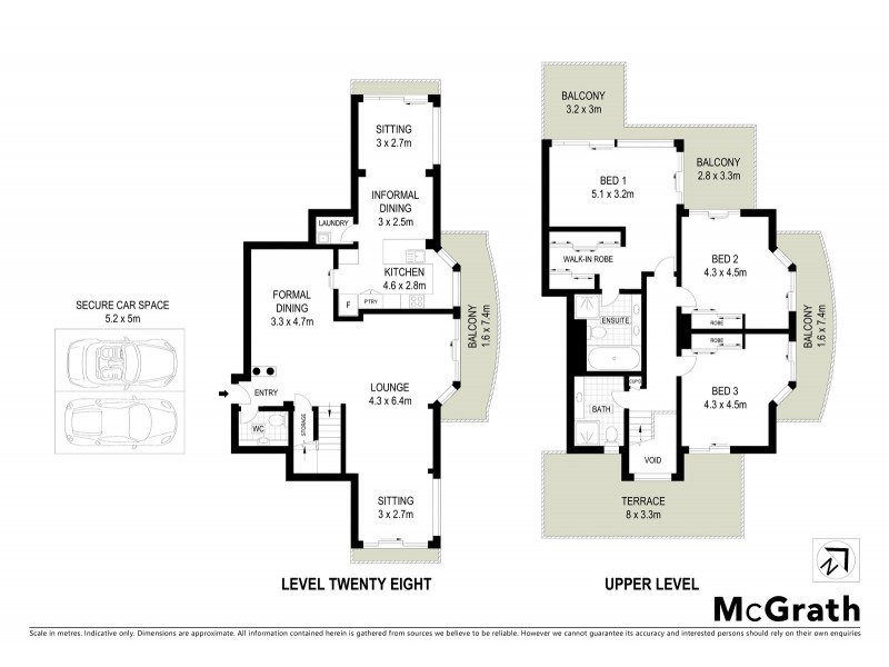 2808/37 Victor Street, Chatswood NSW 2067 Floorplan