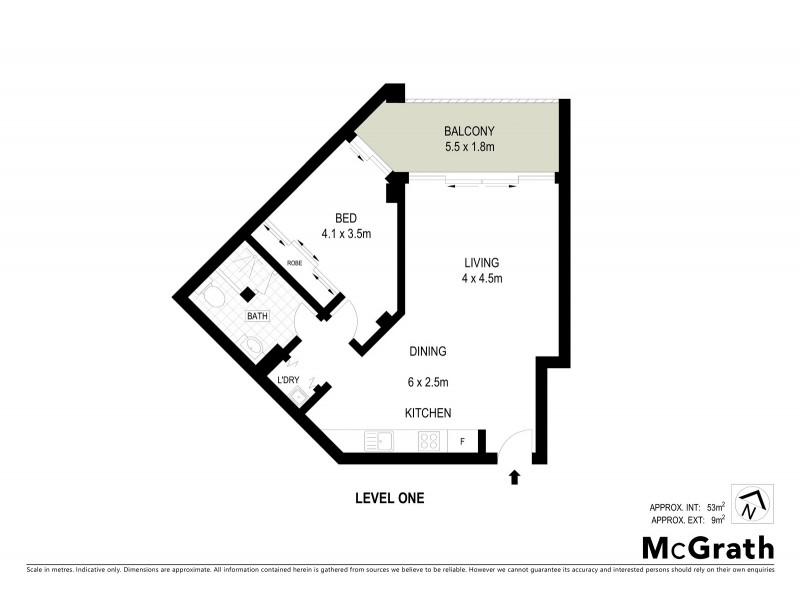 209/2A Help Street, Chatswood NSW 2067 Floorplan