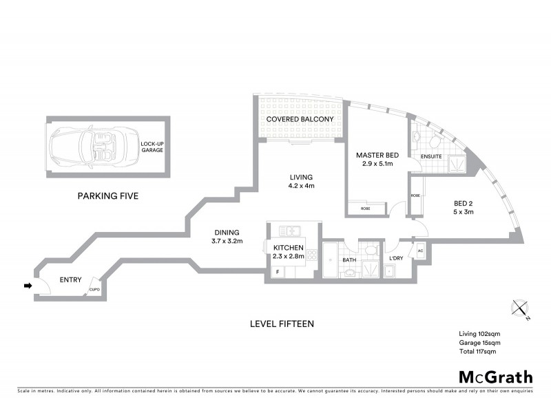 150/14 Brown Street, Chatswood NSW 2067 Floorplan