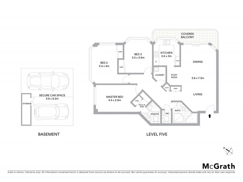 5B/1 Francis Road, Artarmon NSW 2064 Floorplan