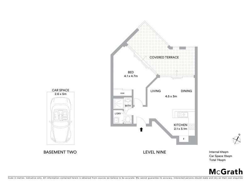 909/2B Help Street, Chatswood NSW 2067 Floorplan