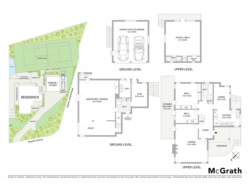 7 Rosetta Avenue, East Killara NSW 2071 Floorplan