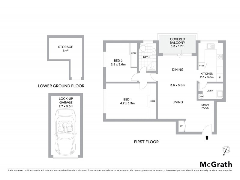 9/2 McMillan Road, Artarmon NSW 2064 Floorplan