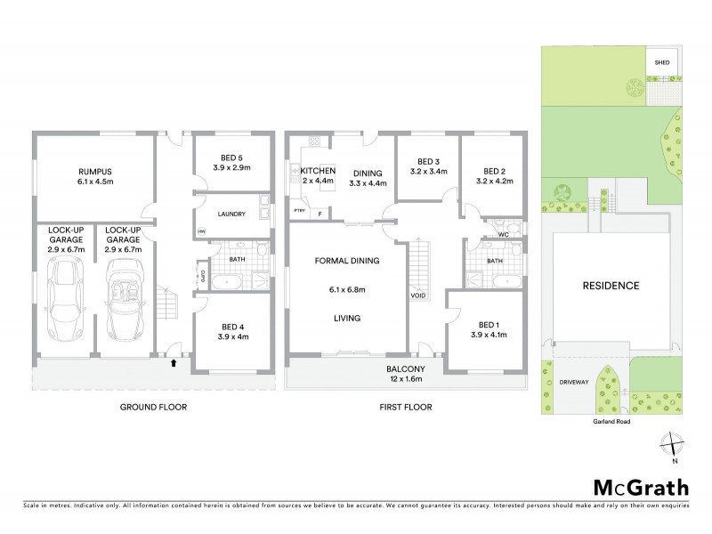 16 Garland Road, Naremburn NSW 2065 Floorplan