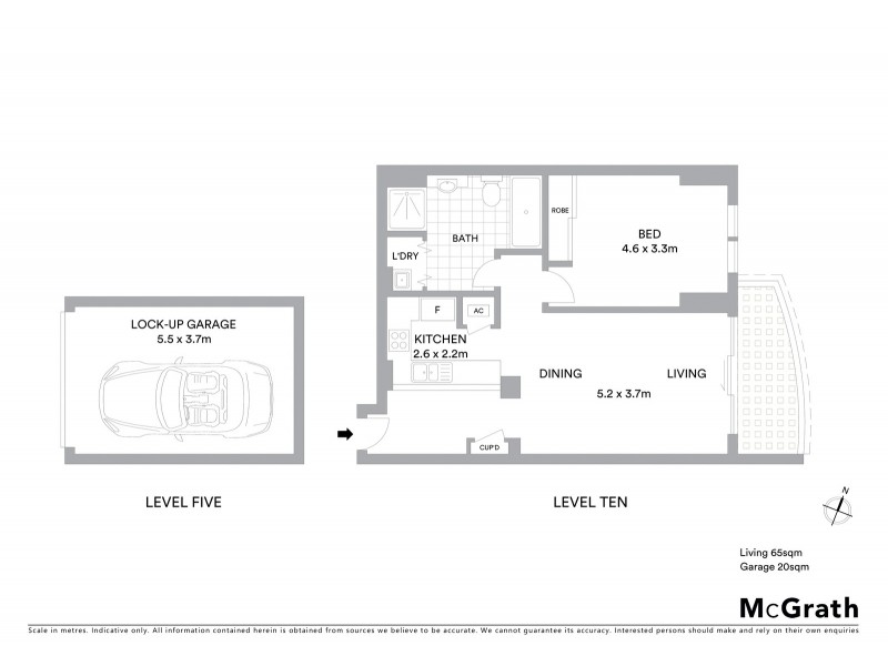 89/1 Katherine Street, Chatswood NSW 2067 Floorplan