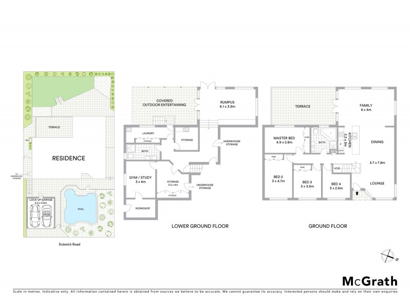 14 Dulwich Road, Roseville NSW 2069 Floorplan