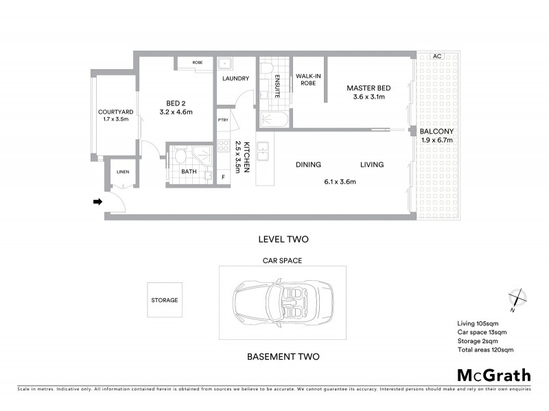 202/36 Bertram Street, Chatswood NSW 2067 Floorplan