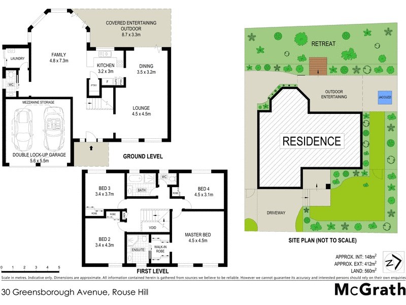 30 Greensborough Avenue, Rouse Hill NSW 2155 Floorplan