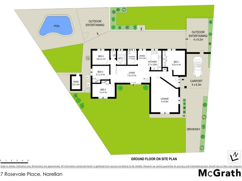 7 Rosevale Place, Narellan NSW 2567 Floorplan