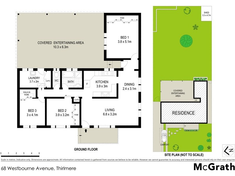 68 Westbourne Avenue, Thirlmere NSW 2572 Floorplan