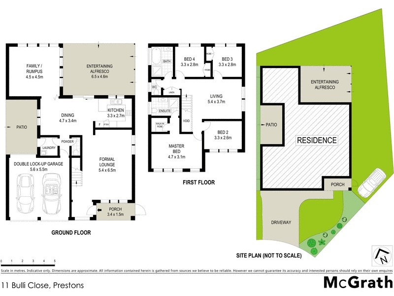 11 Bulli Close, Prestons NSW 2170 Floorplan