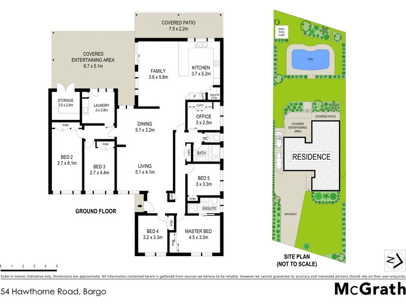 54 Hawthorne Road, Bargo NSW 2574 Floorplan