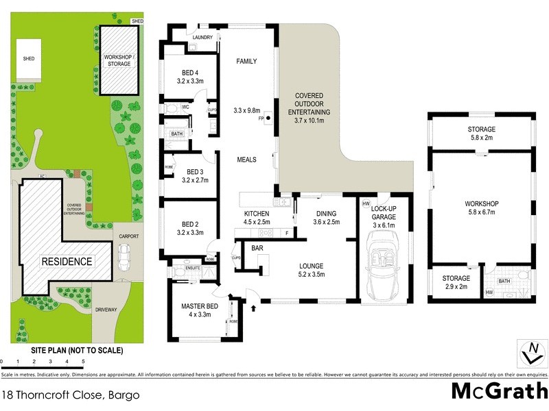 18 Thorncroft Close, Bargo NSW 2574 Floorplan