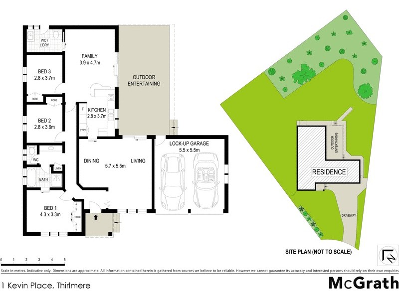 1 Kevin Place, Thirlmere NSW 2572 Floorplan