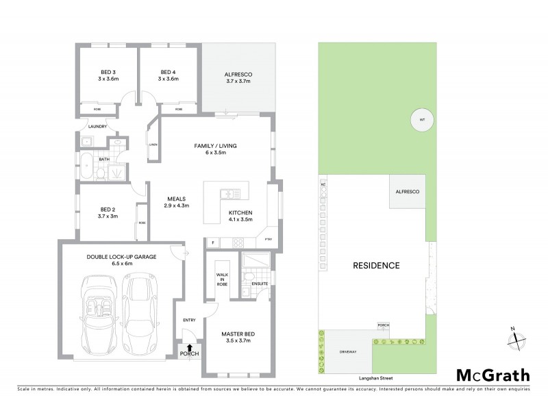22 Langshan Street, Spring Farm NSW 2570 Floorplan