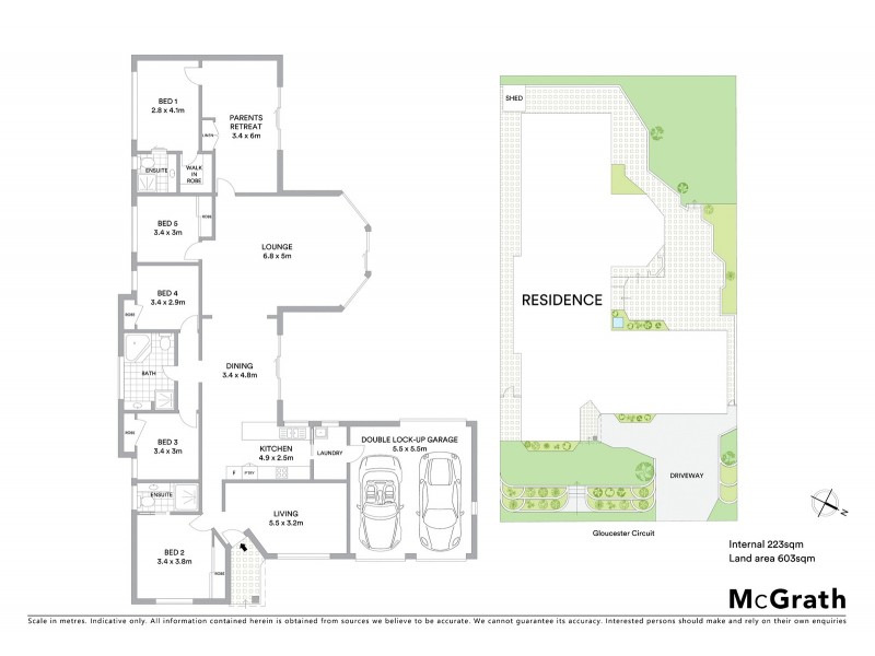 12 Gloucester Circuit, Albion Park NSW 2527 Floorplan