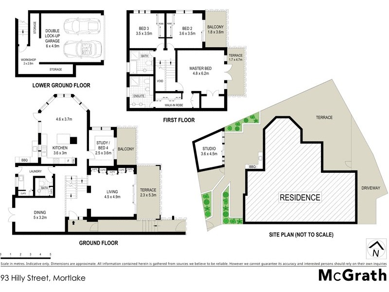 93 Hilly Street, Mortlake NSW 2137 Floorplan