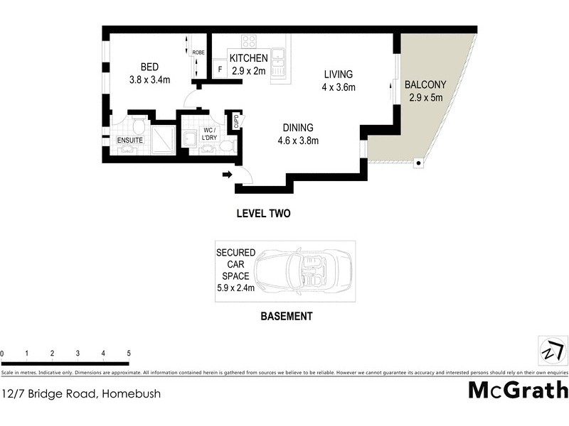 12/7 Bridge Road, Homebush NSW 2140 Floorplan